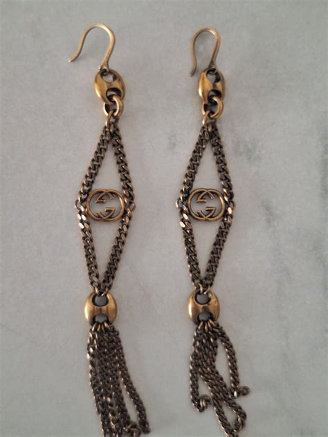 gucci dangling earrings